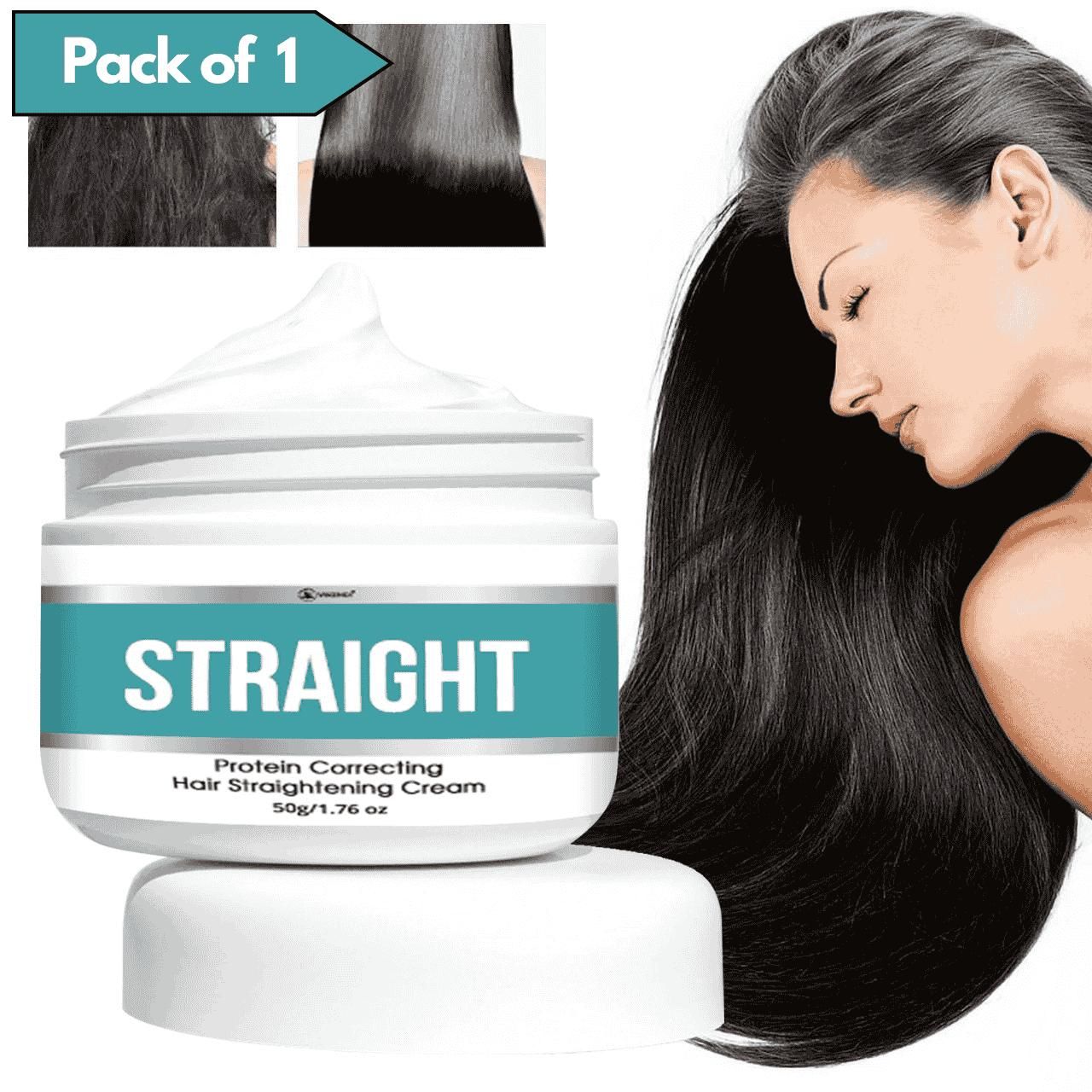 Straight Hair Straightener Cream