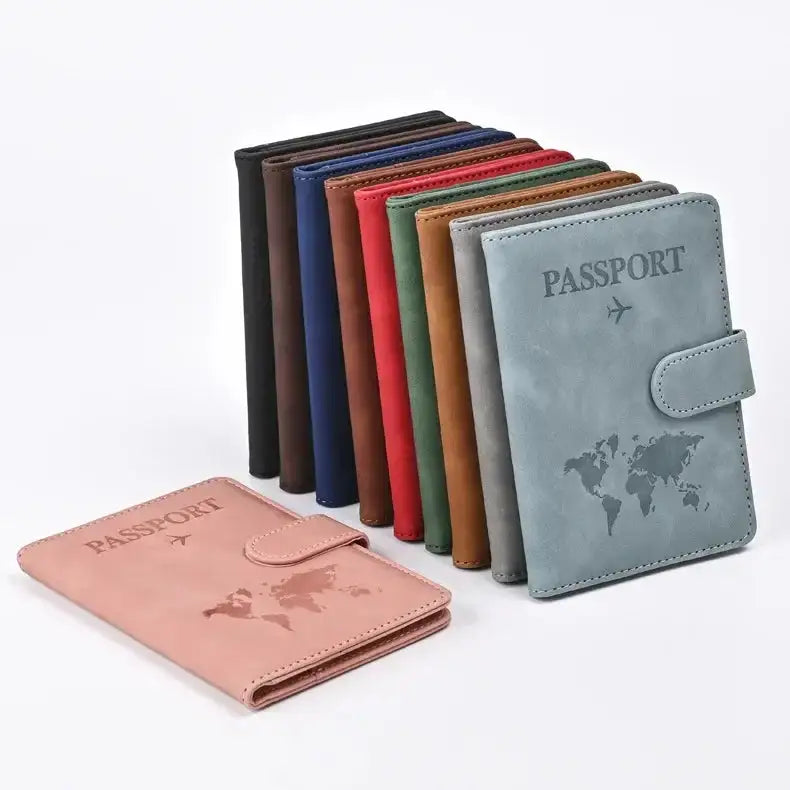 Passport and Card Holder Leather