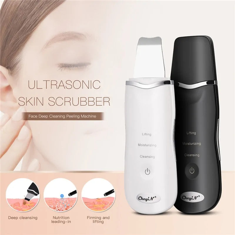 Ultrasonic Skin Scrubber with Nano Face Mist Steamer