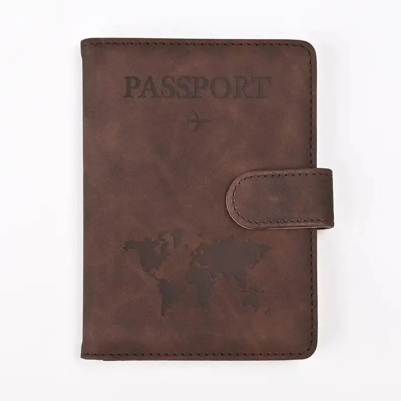 Passport and Card Holder Leather